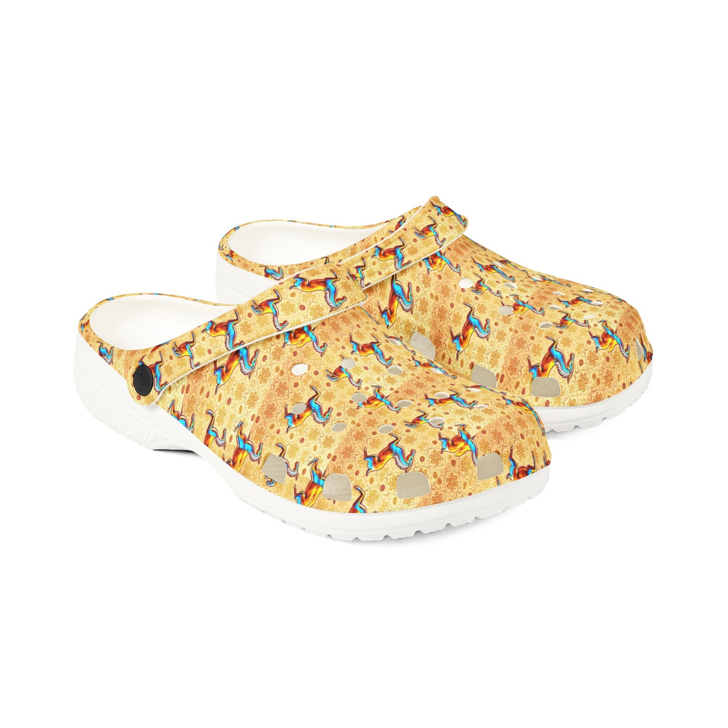 EVA Foam Rubber Shoes, (AOP), Virgo, Zodiac v2, Pattern