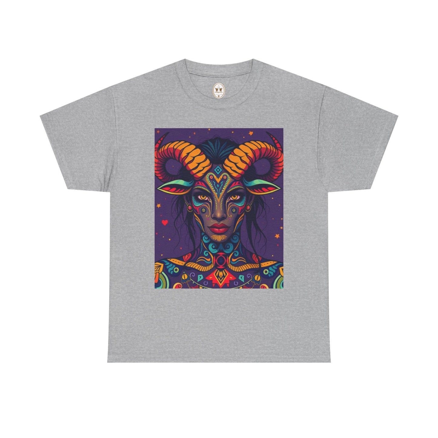 Unisex Heavy Cotton T-Shirt, Taurus, Zodiac v3, Sexy Art