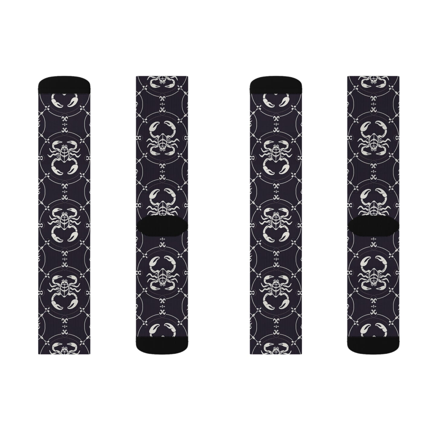 Sublimation Socks, Scorpio, Zodiac, Pattern