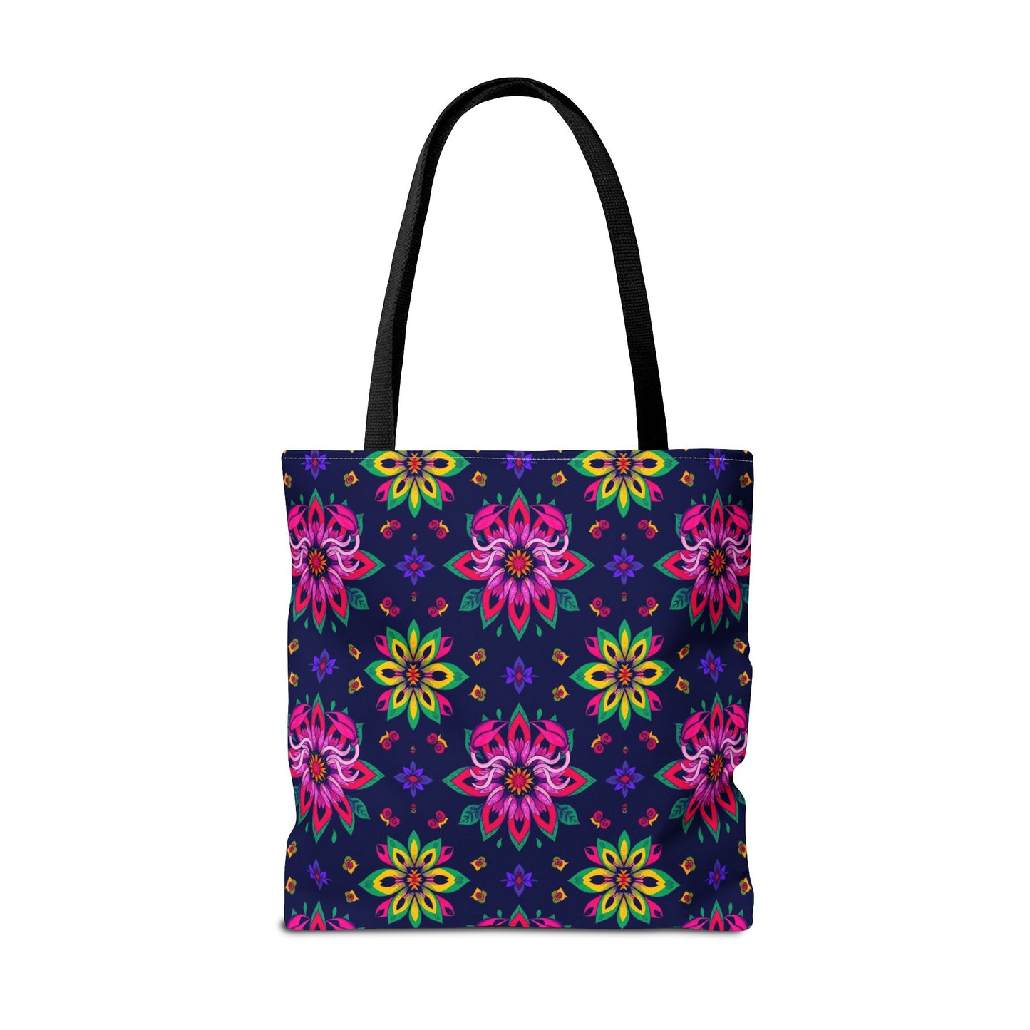Tote Bag (AOP), Scorpio, Zodiac v2, Flower Pattern