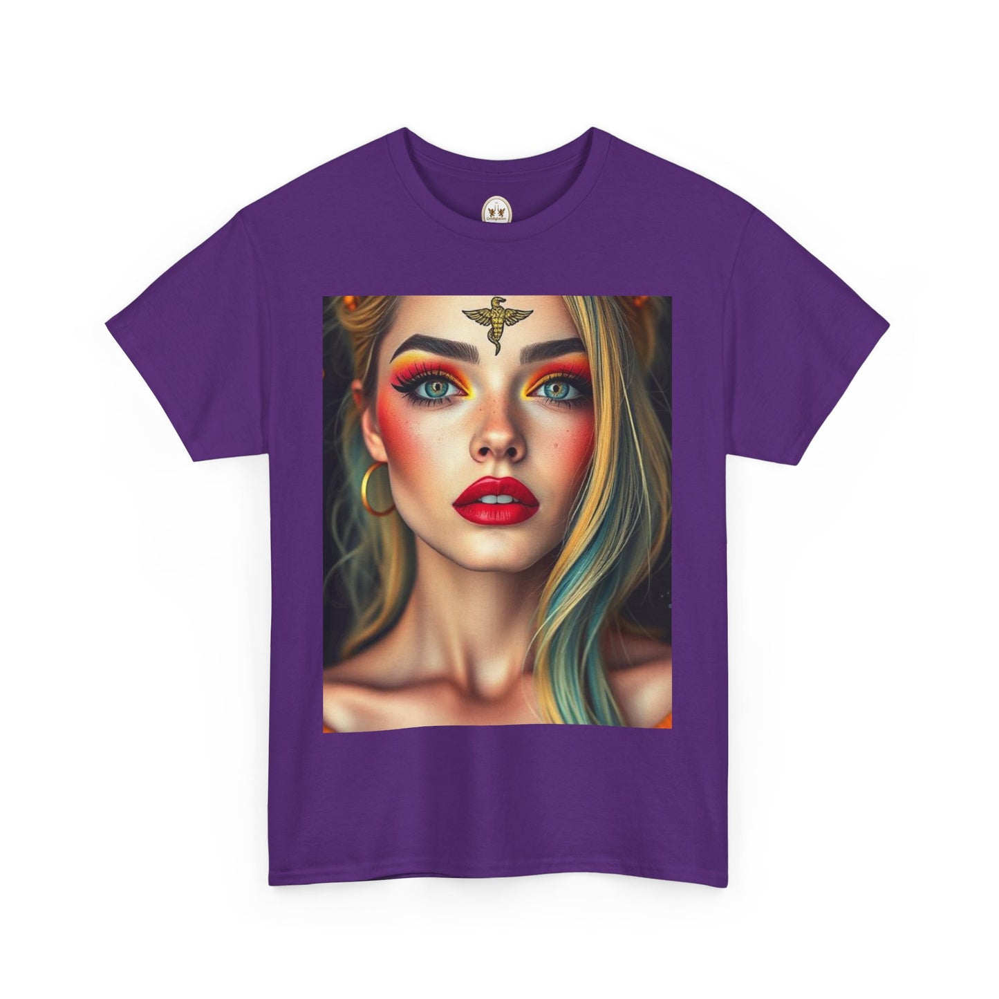 Unisex Heavy Cotton T-Shirt, Virgo, Zodiac, Sexy Art