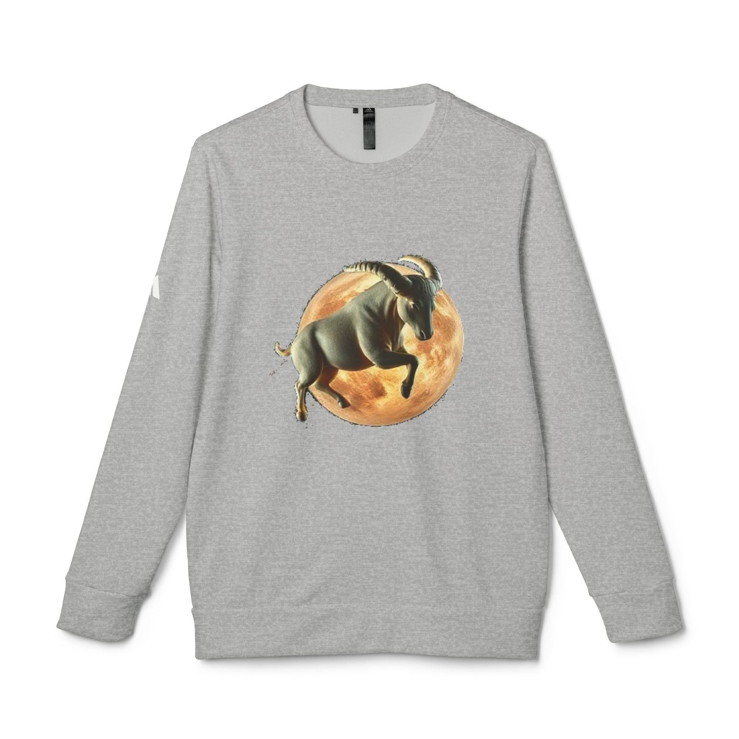 Adidas, Unisex Fleece Crewneck Sweatshirt, Taurus, Planet Animal, Zodiac