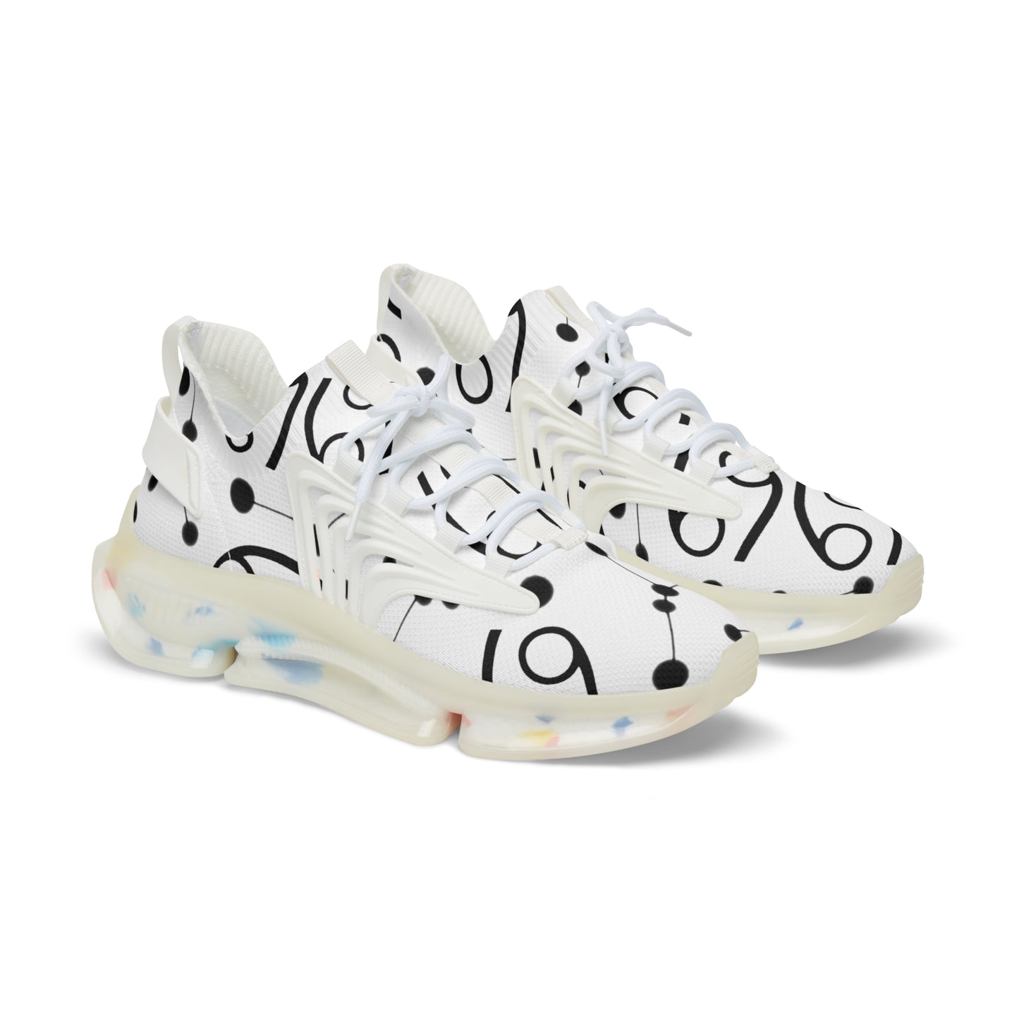 Men's Mesh Sneakers, Cancer Zodiac Sign, all over print