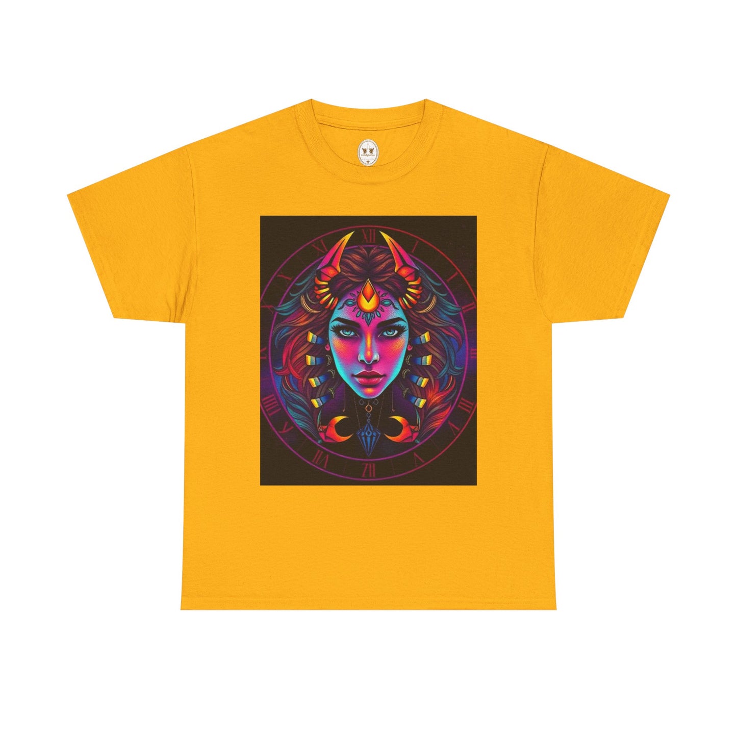 Unisex Heavy Cotton T-Shirt, Scorpio, Zodiac v4, Sexy Art