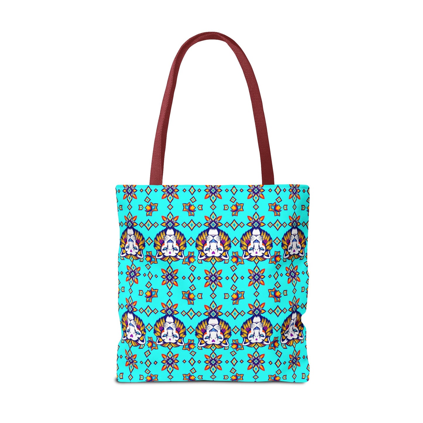 Tote Bag (AOP), Leo, Zodiac v1, Jewel Pattern