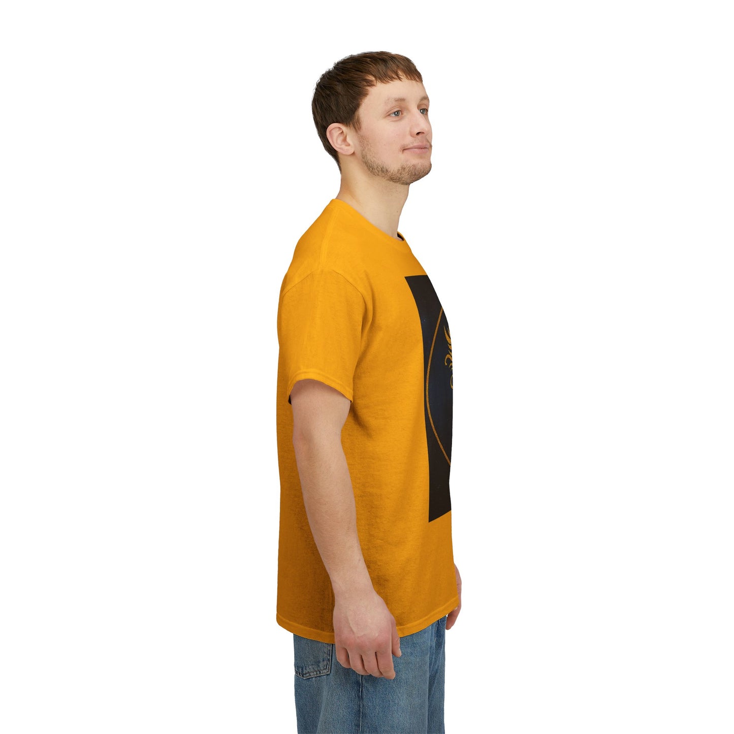 Unisex Heavy Cotton T-Shirt, Capricorn Animal v3, Symbol, Zodiac Design