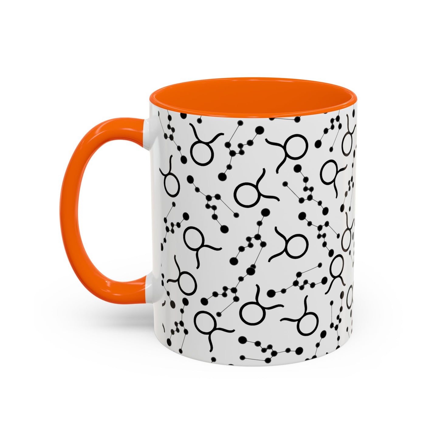 Accent Coffee Mug with the Taurus Zodiac sign (11, 15oz)
