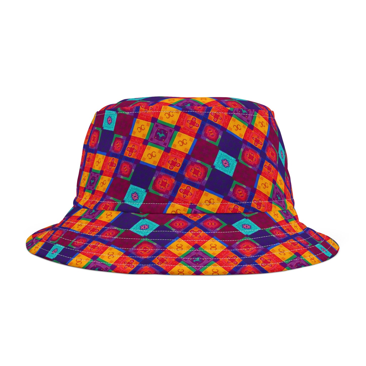 Bucket Hat, (AOP), Virgo, Zodiac Shape Pattern