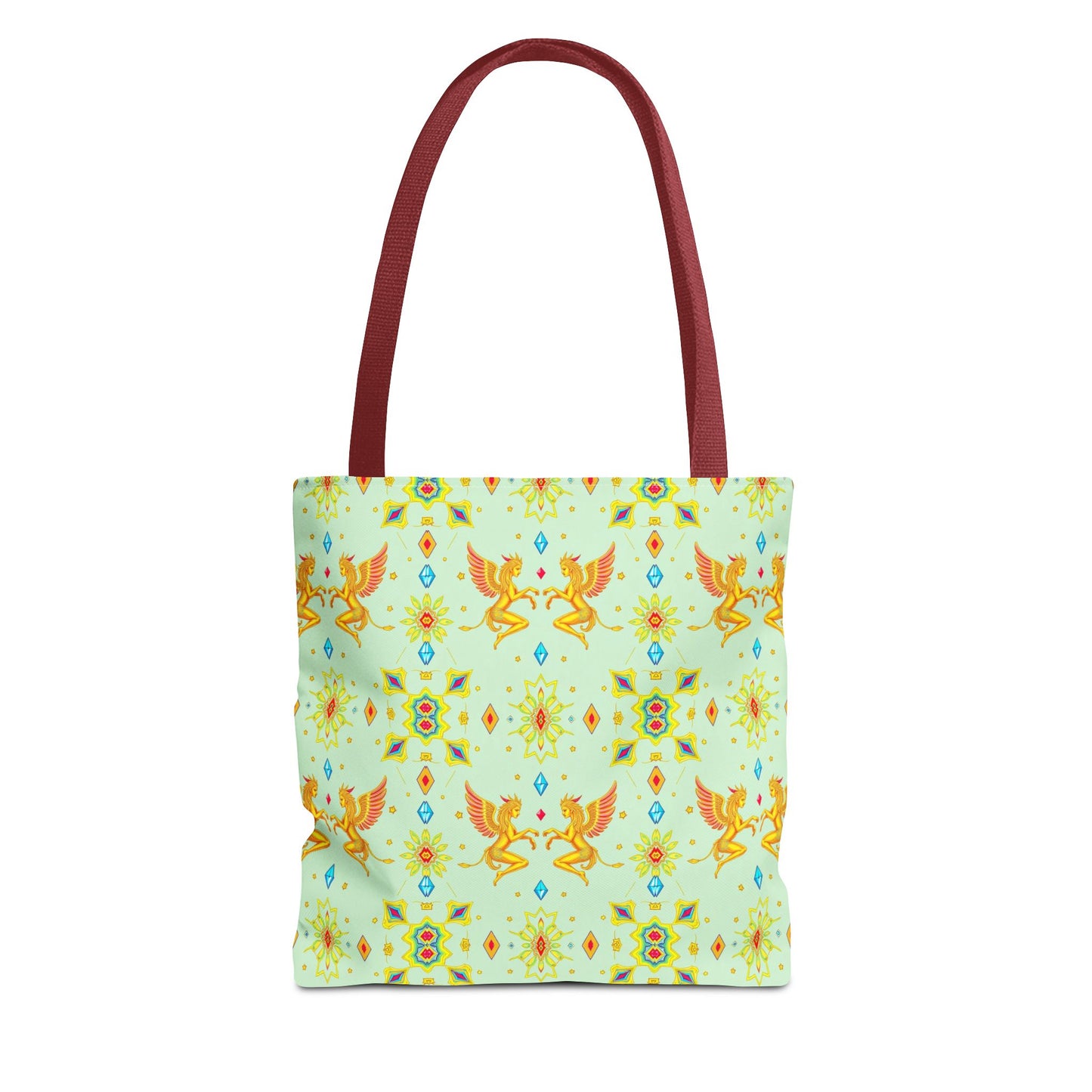 Tote Bag (AOP), Gemini, Zodiac v1, Jewel Pattern