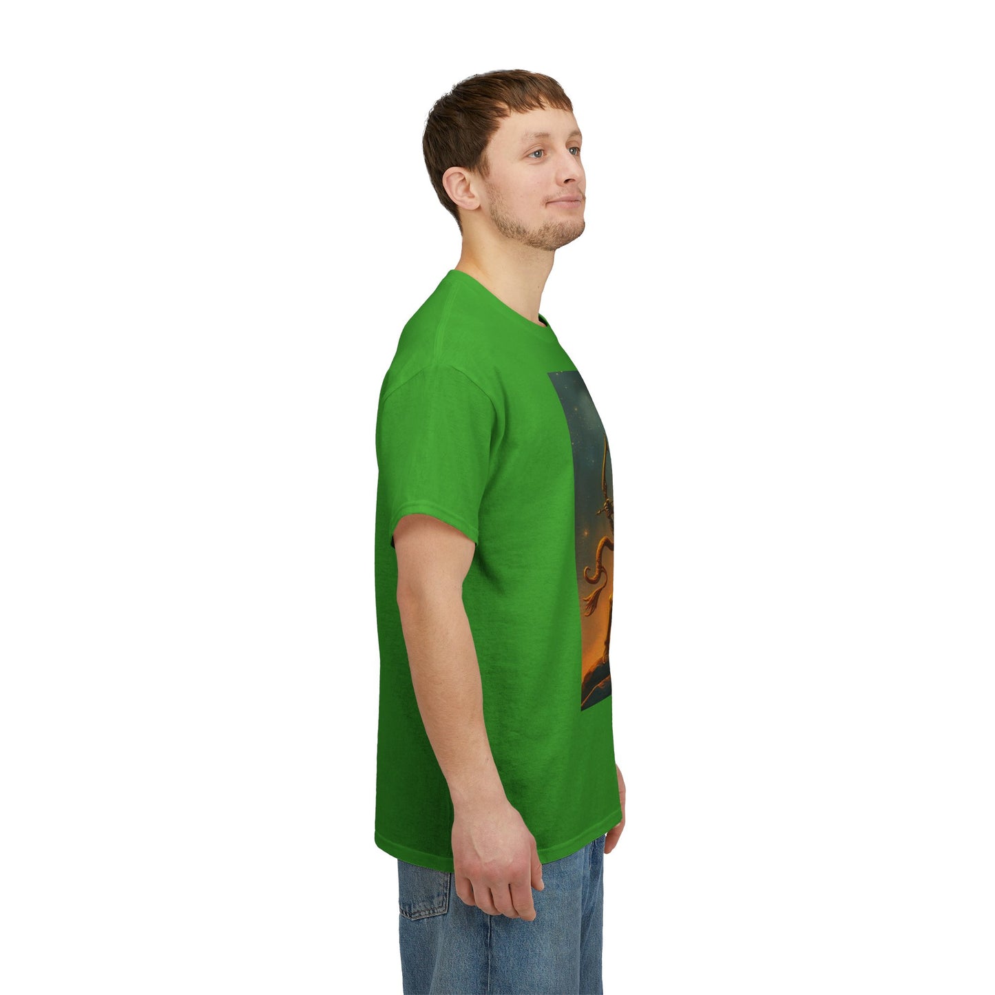 Unisex Heavy Cotton T-Shirt, Arrow Centaur, Sagittarius Zodiac Design