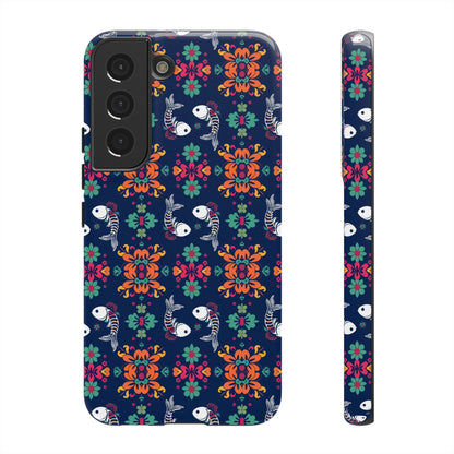 Tough Cases, Pisces, Zodiac, Flower Pattern