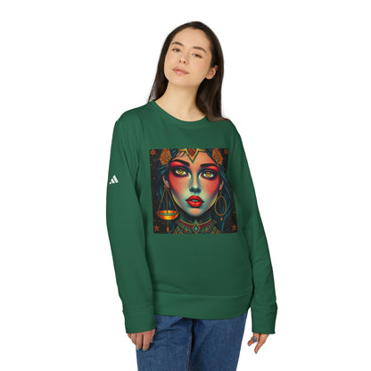 Adidas, Unisex Fleece Crewneck Sweatshirt, Libra, Pop Art v1, Zodiac