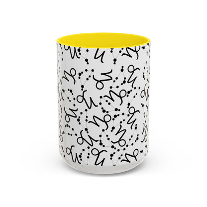 Accent Coffee Mug with the Capricorn sign (11, 15oz)