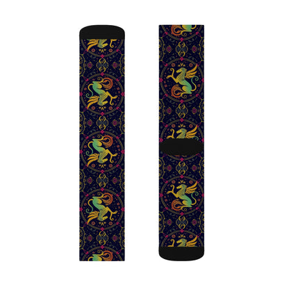 Sublimation Socks, Virgo, Zodiac v3, Pattern