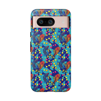 Tough Cases, Pisces, Zodiac v2, Bubble Pattern
