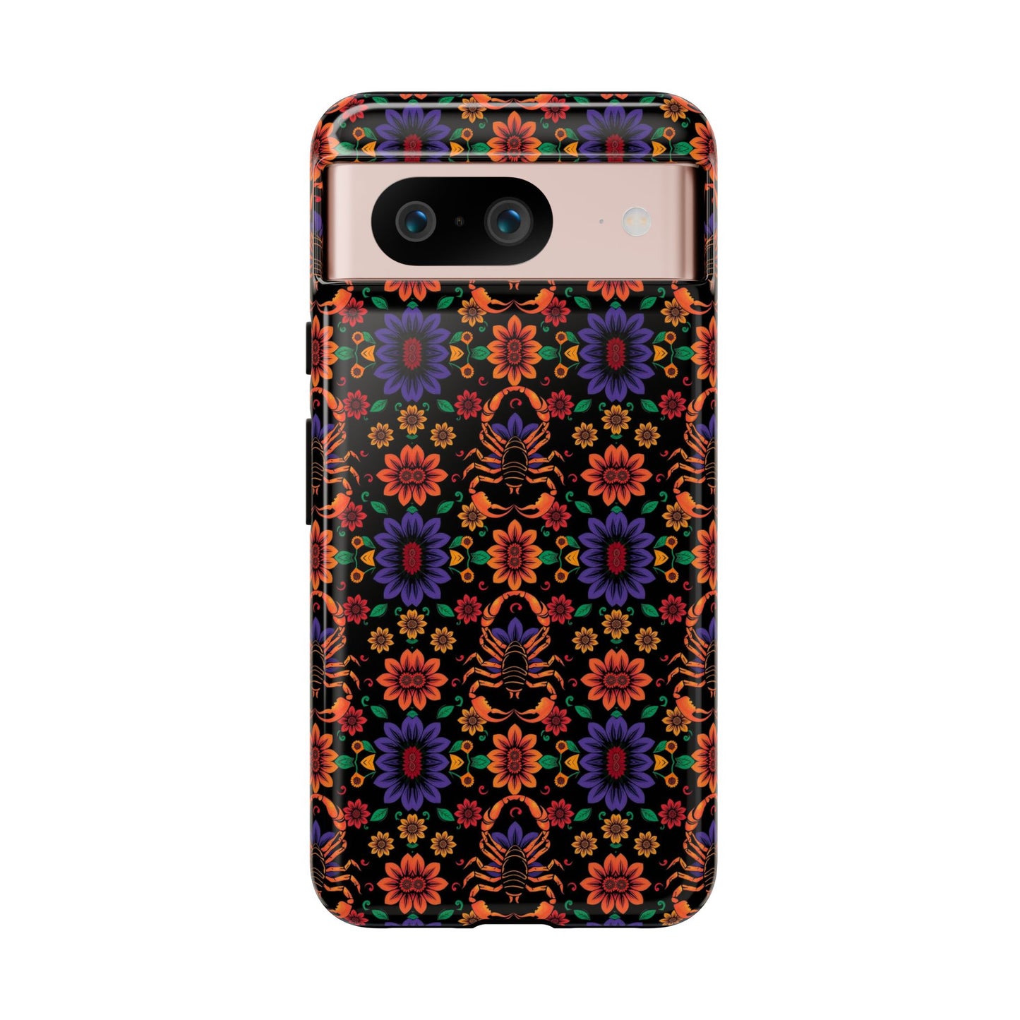 Tough Cases, Scorpio, Zodiac, Flower Pattern