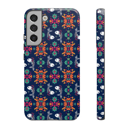 Tough Cases, Pisces, Zodiac, Flower Pattern