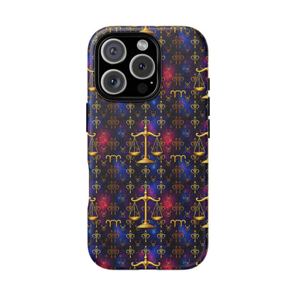 Tough Cases, Libra, Zodiac v2, Metal Pattern