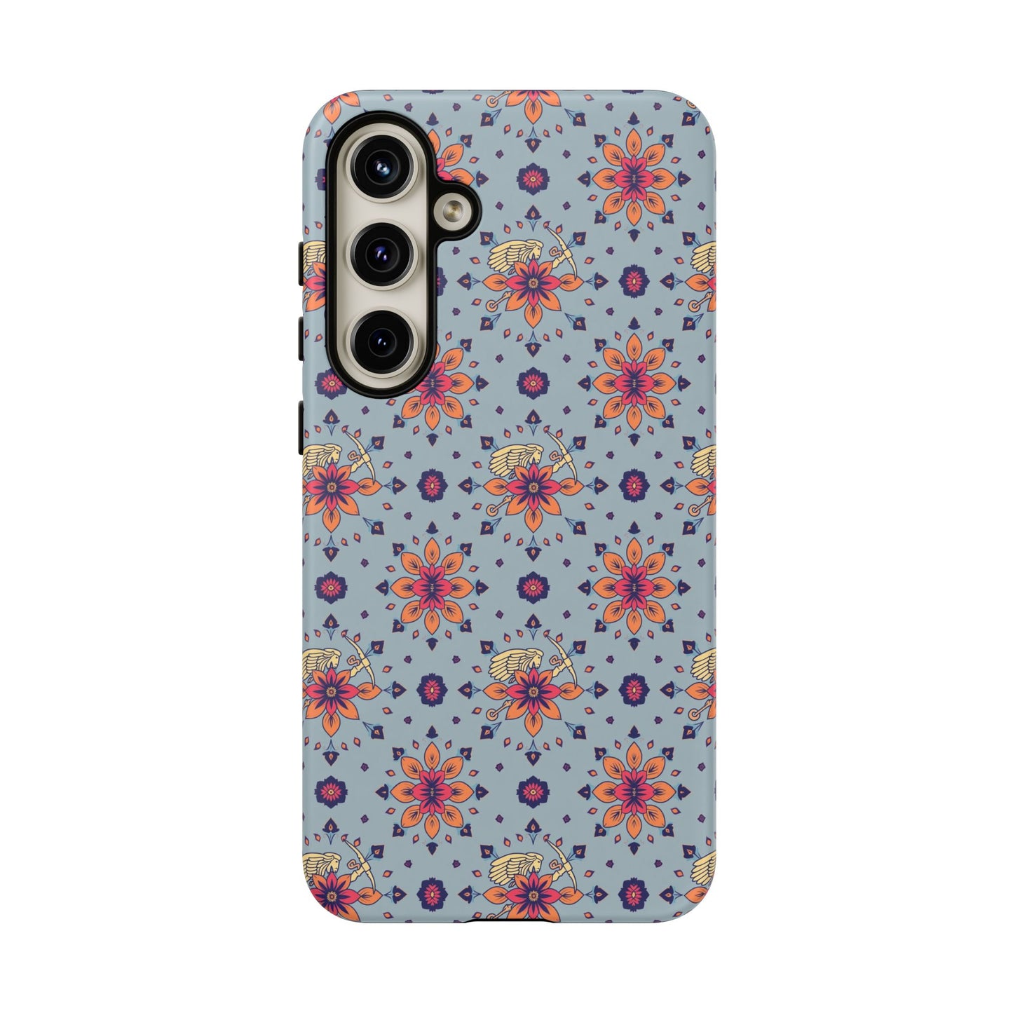 Tough Cases, Sagittarius, Zodiac v3, Flower Pattern