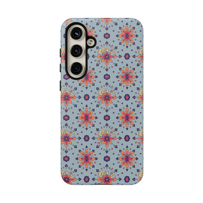 Tough Cases, Sagittarius, Zodiac v3, Flower Pattern