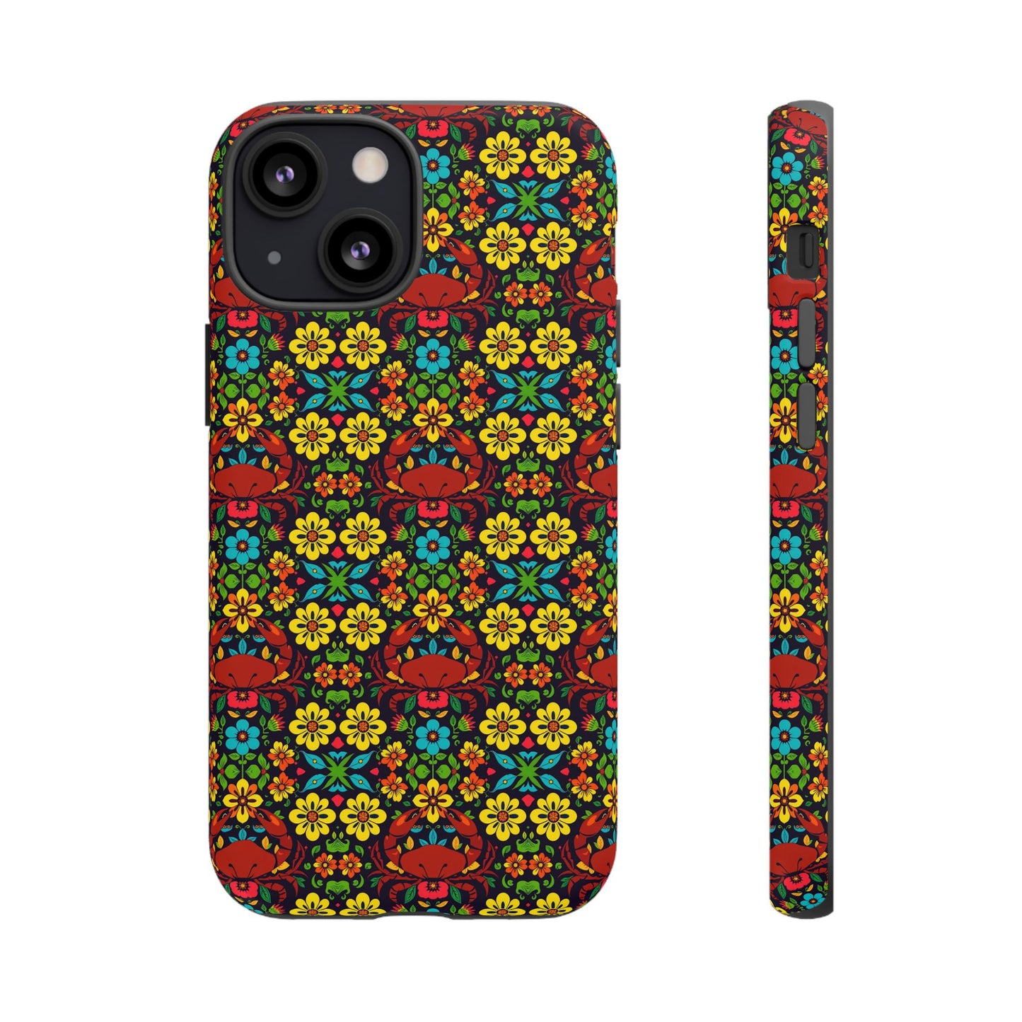 Tough Cases, Cancer, Zodiac v2, Flower Pattern