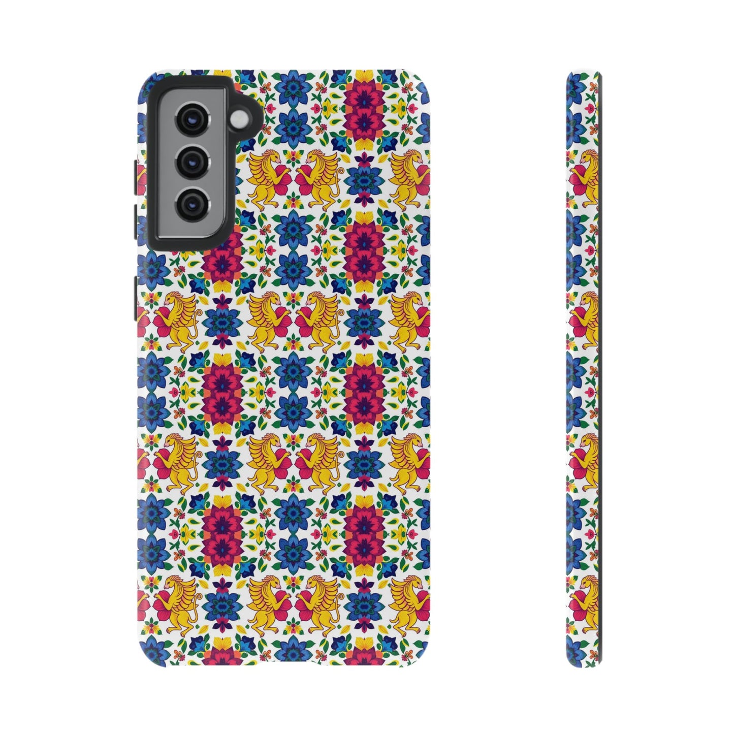 Tough Cases, Gemini, Zodiac, Flower Pattern