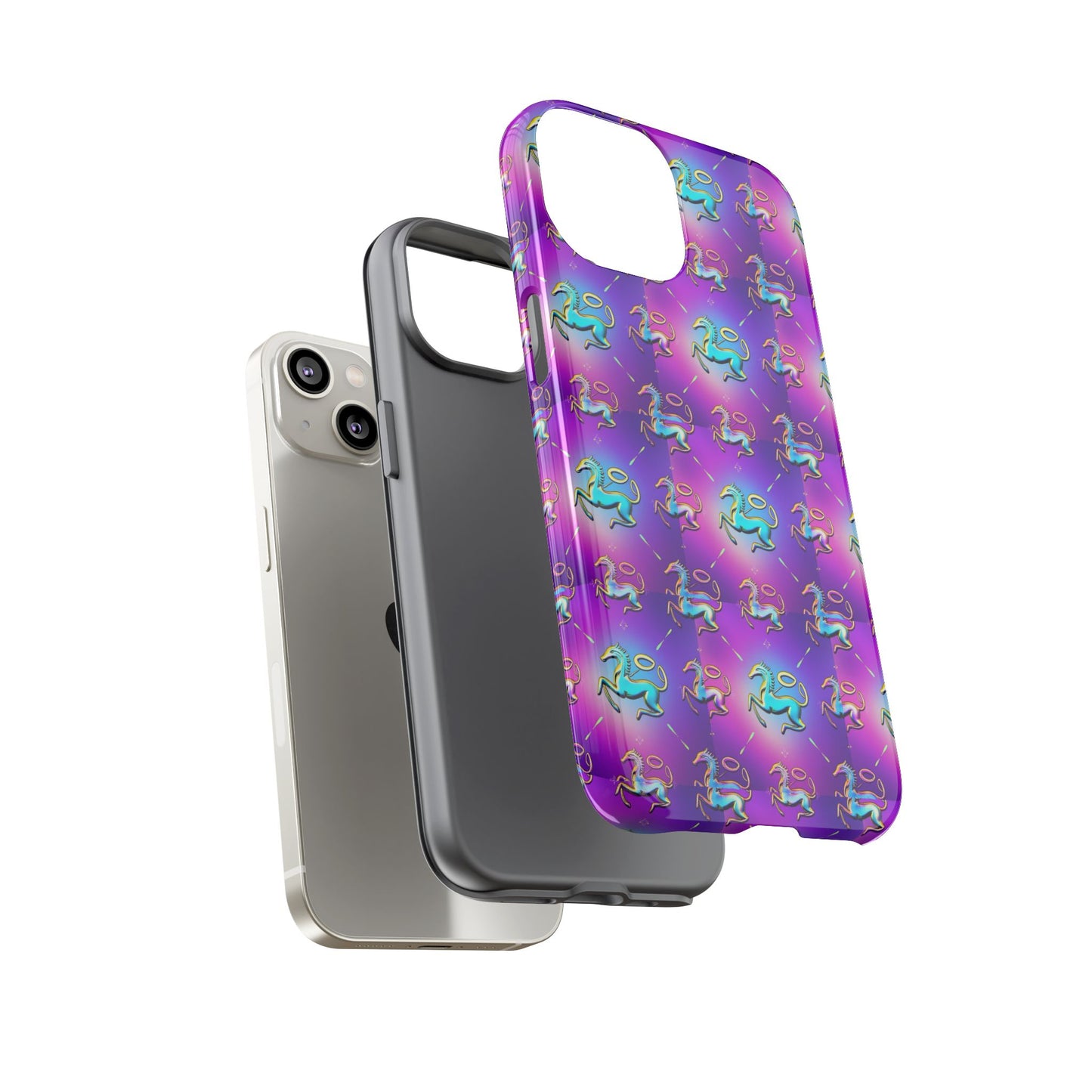 Tough Cases, Aquarius, Zodiac, Metal Pattern