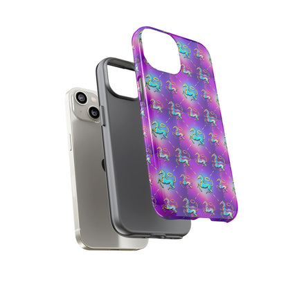 Tough Cases, Aquarius, Zodiac, Metal Pattern