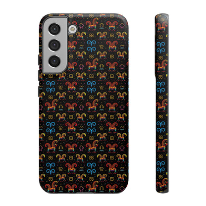 Tough Cases, Aries, Zodiac v1, Metal Pattern