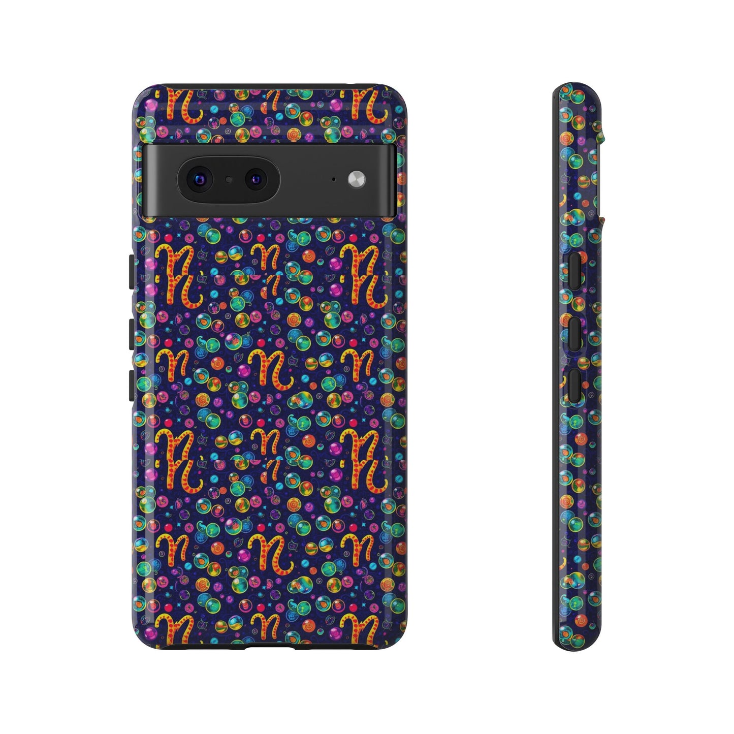 Tough Cases, Aquarius, Zodiac, Bubble Pattern