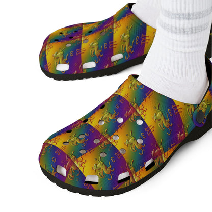 EVA Foam Rubber Shoes, (AOP), Virgo, Zodiac v4, Pattern
