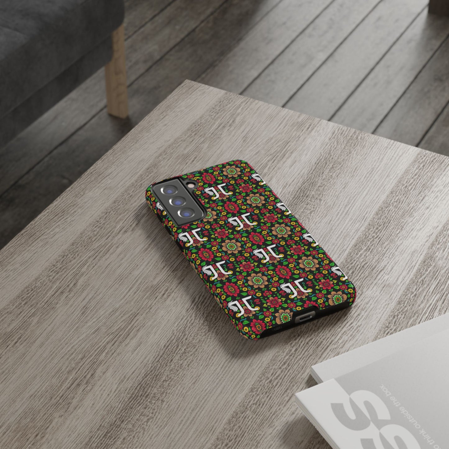 Tough Cases, Gemini, Zodiac v4, Flower Pattern
