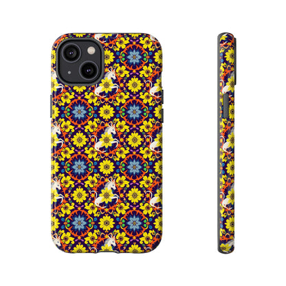 Tough Cases, Aquarius, Zodiac v3, Flower Pattern
