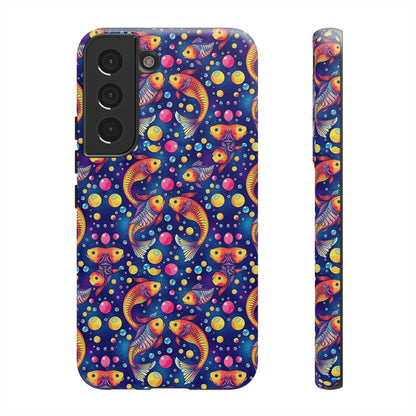 Tough Cases, Pisces, Zodiac, Bubble Pattern