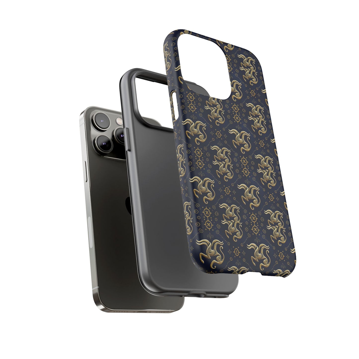 Tough Cases, Aquarius, Zodiac v2, Metal Pattern