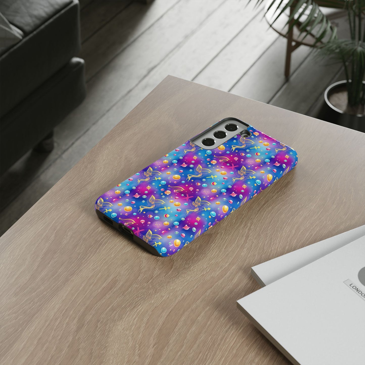 Tough Cases, Sagittarius, Zodiac v3, Bubble Pattern