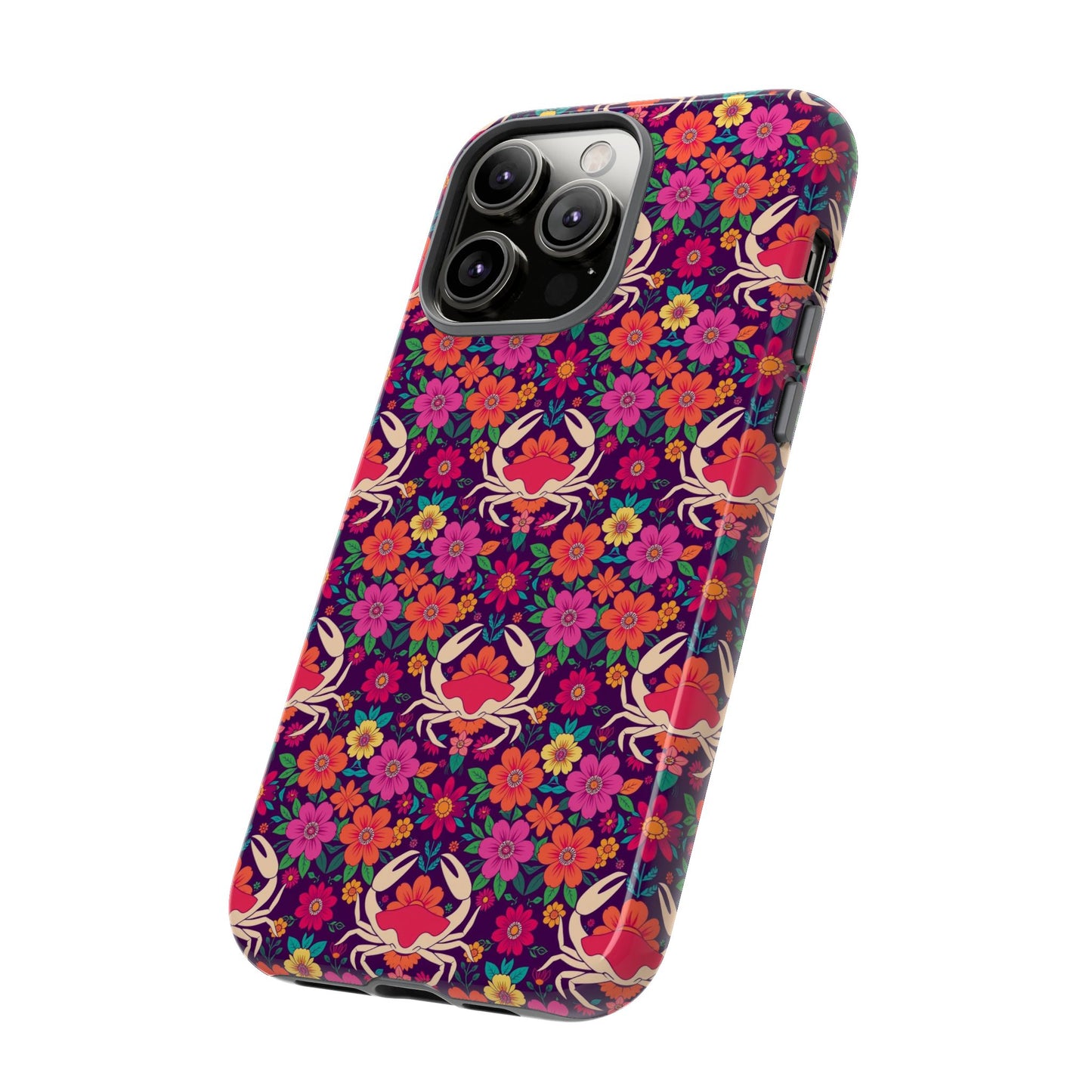 Tough Cases, Cancer, Zodiac v1, Flower Pattern