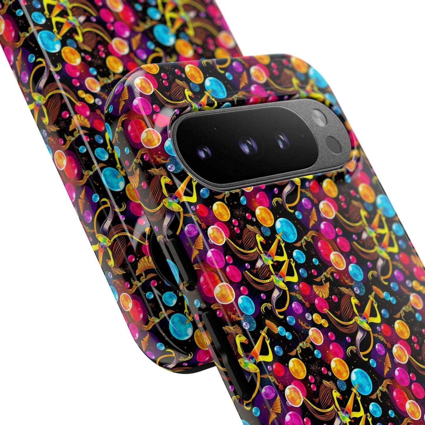 Tough Cases, Sagittarius, Zodiac v1, Bubble Pattern