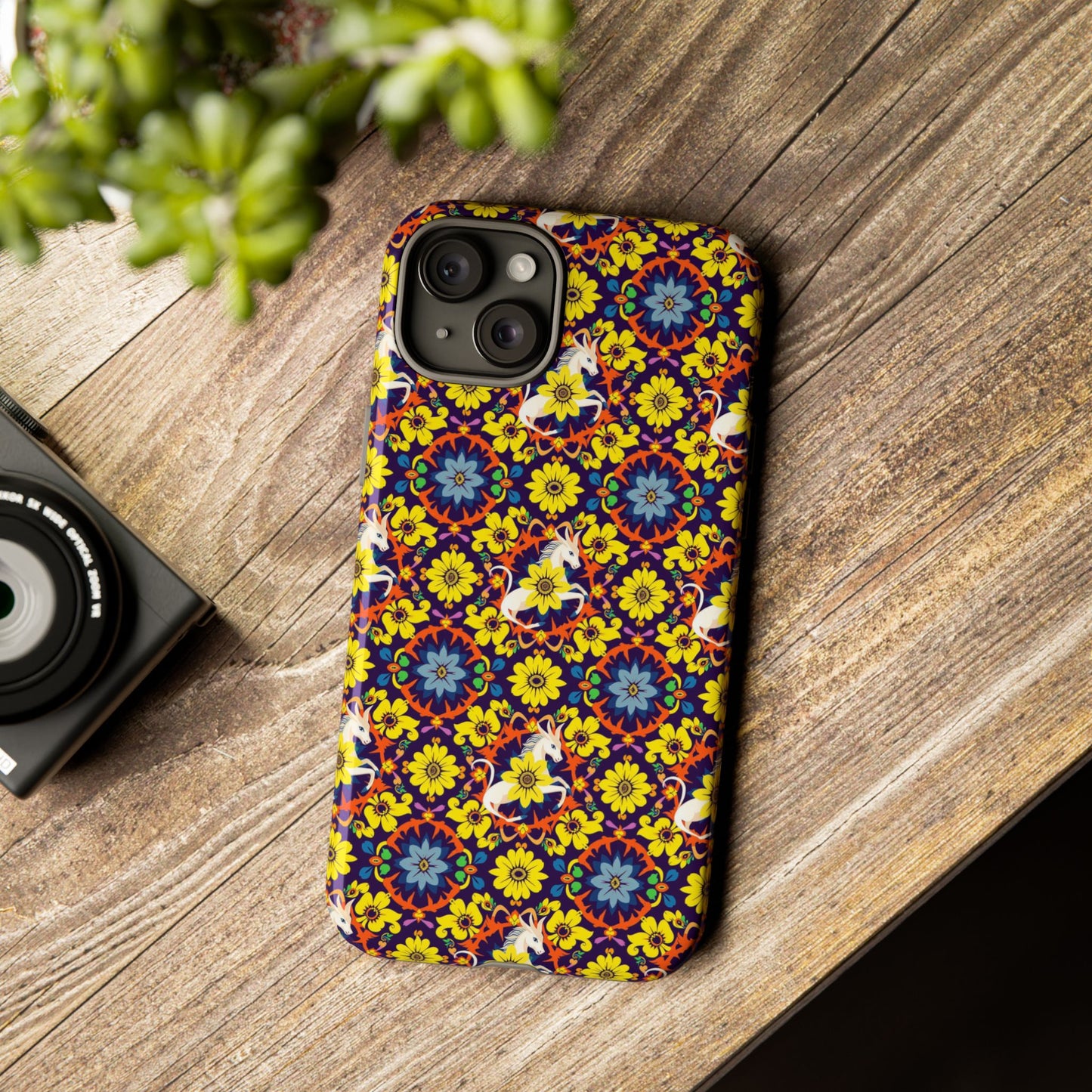 Tough Cases, Aquarius, Zodiac v3, Flower Pattern