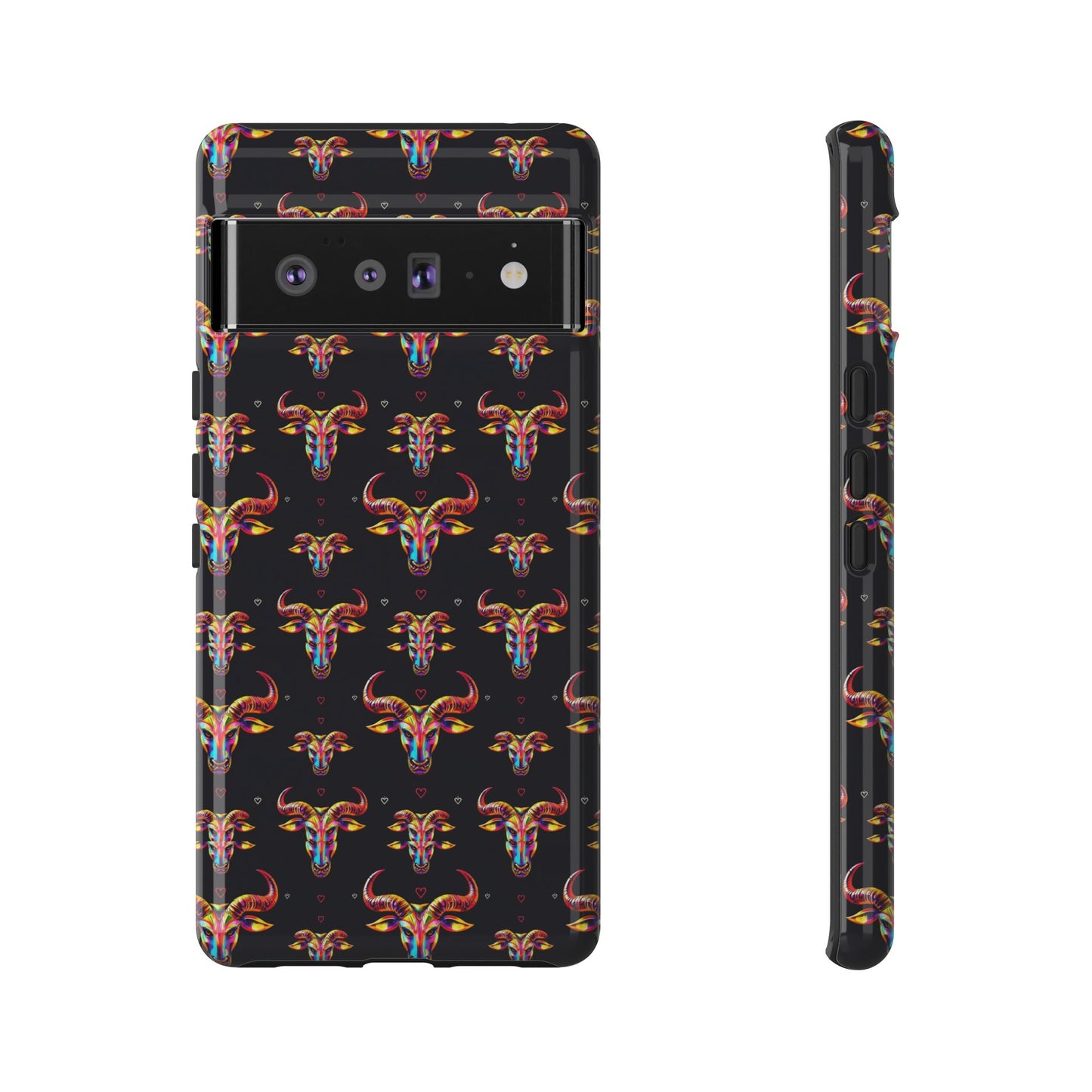 Tough Cases, Taurus, Zodiac, Metal Pattern