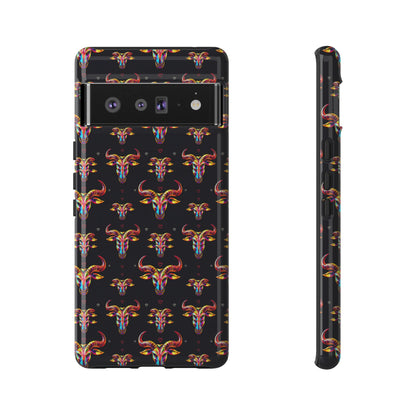 Tough Cases, Taurus, Zodiac, Metal Pattern