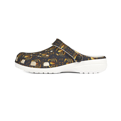 EVA Foam Rubber Shoes, (AOP), Scorpio, Zodiac, Pattern