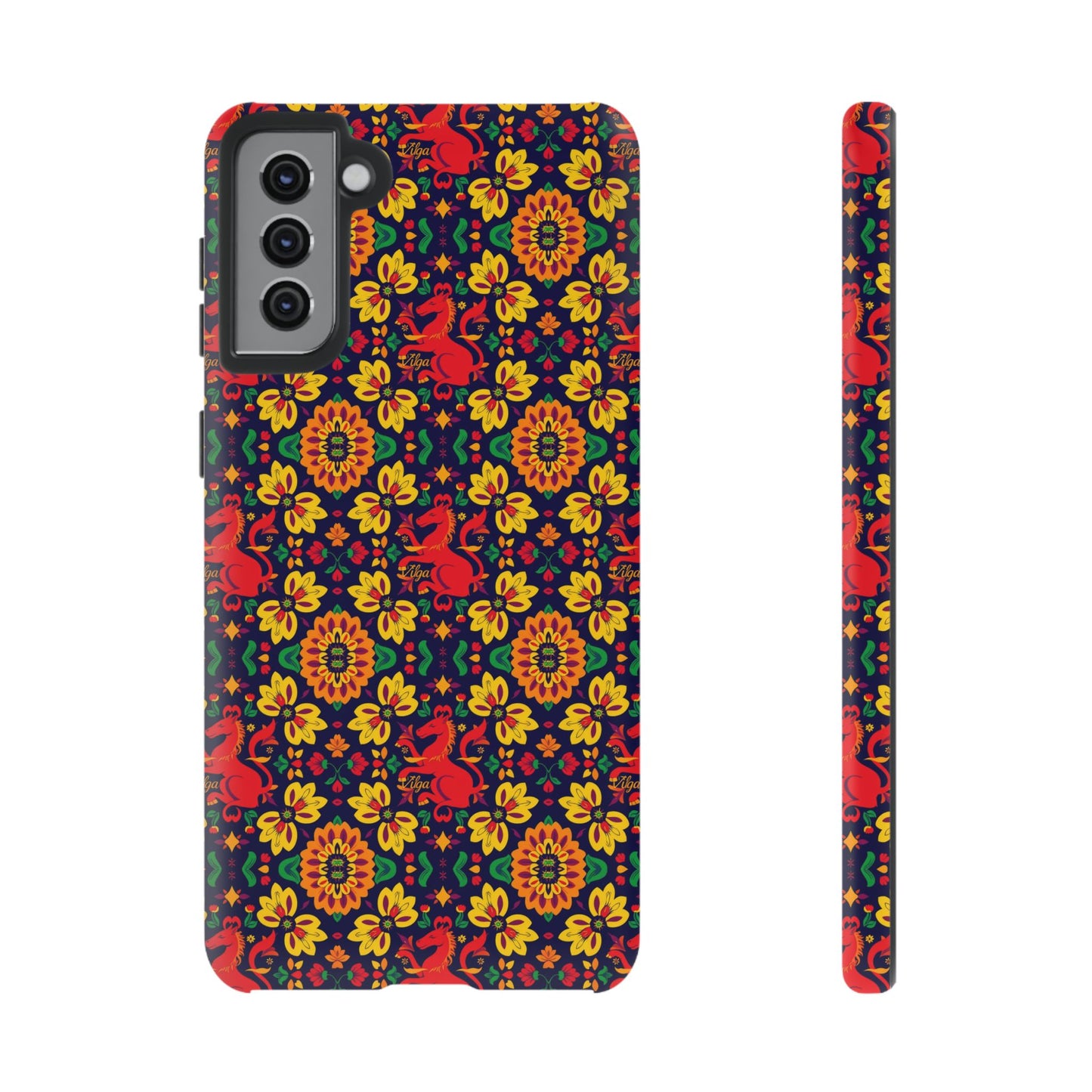 Tough Cases, Virgo, Zodiac v2, Flower Pattern