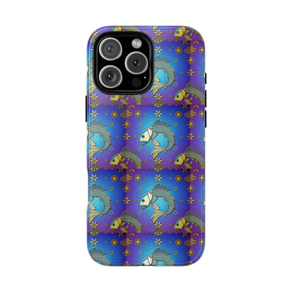 Tough Cases, Pisces, Zodiac v2, Metal Pattern