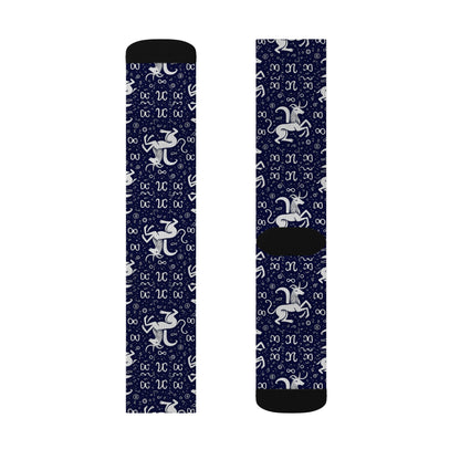Sublimation Socks, Aquarius, Zodiac, Pattern