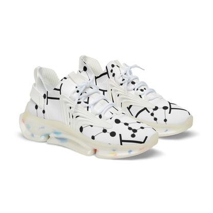 Men's Mesh Sneakers, Gemini Zodiac Sign, all over print