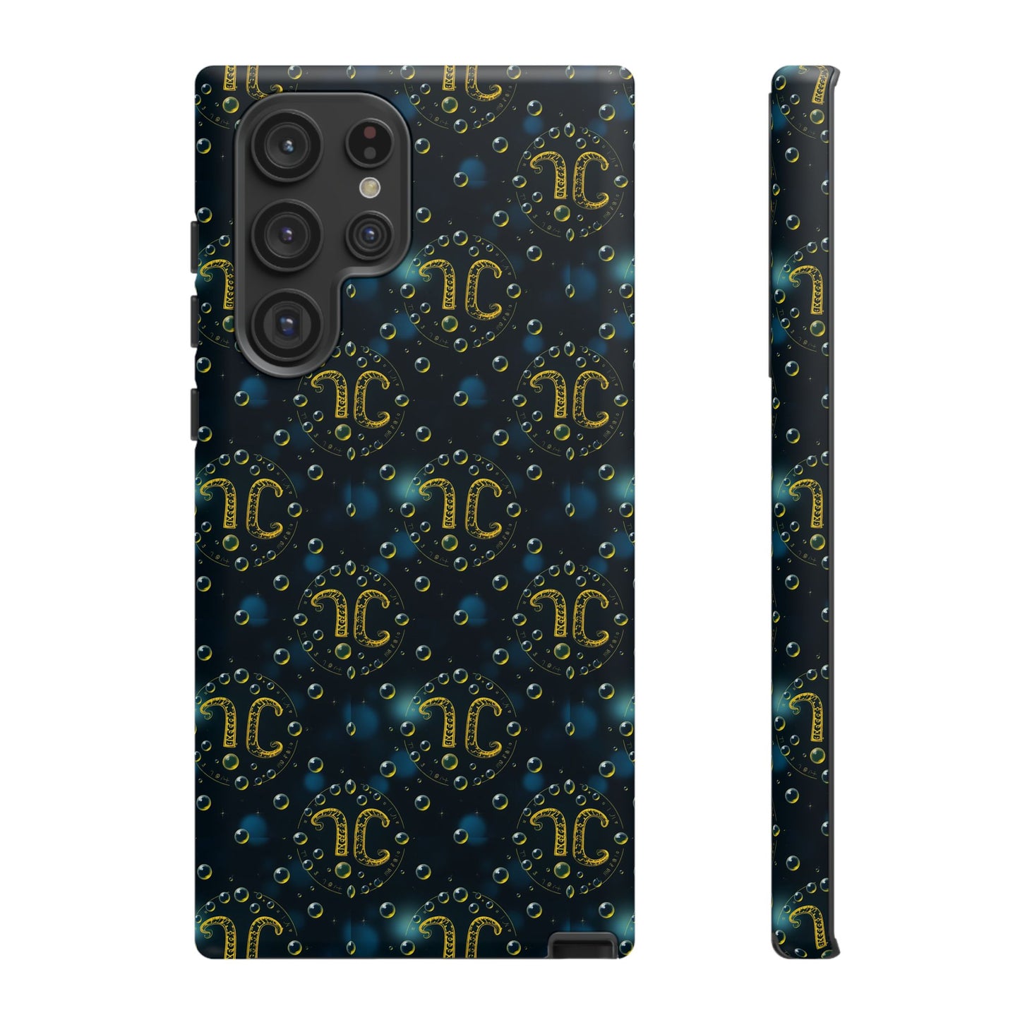 Tough Cases, Aquarius, Zodiac v2, Bubble Pattern