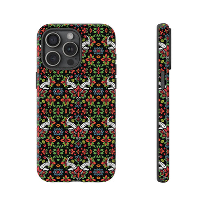 Tough Cases, Taurus, Zodiac v2, Flower Pattern