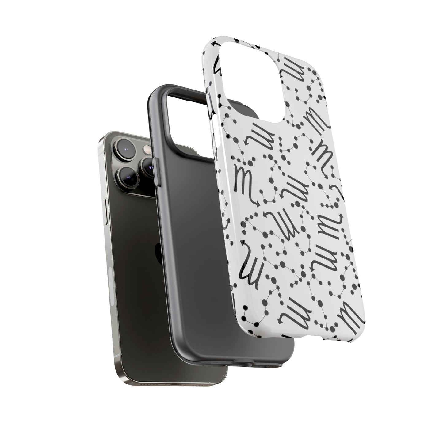 Tough Cases with the Scorpio Zodiac sign for iPhone, Samsung Galaxy, and Google Pixel devices