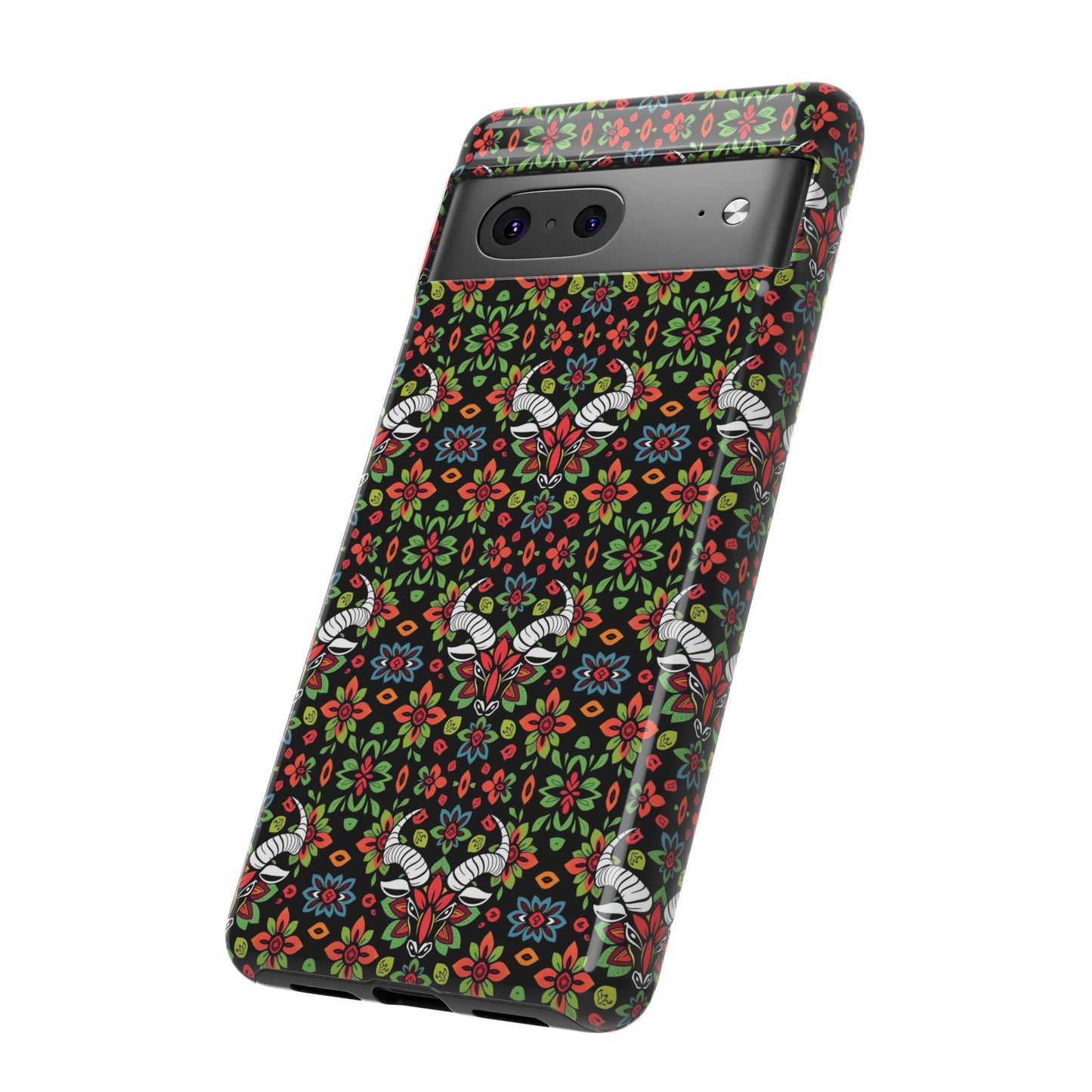 Tough Cases, Taurus, Zodiac v2, Flower Pattern